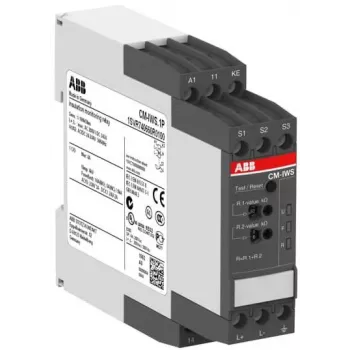 ABB CM-IWS.1P relé de monitorização de isolamento, 24-240 V AC/DC, 1-100 kΩ, 1 comutador 1SVR740660R0100