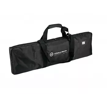 Bolsa de ombro König & Meyer 26019-000-00 em nylon preto-verde para equipamento de áudio