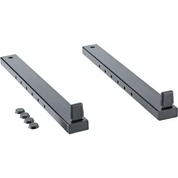 Braço de apoio XL K&M para suporte de teclado 18811, 400 mm de profundidade, preto (18823-021-55)