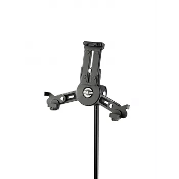 Suporte para tablet König & Meyer 19795 - preto, plástico, rotação de 90°, 362 g 19795-300-55