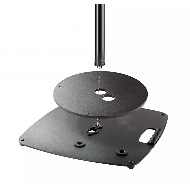 Peso adicional König & Meyer para placas de base 26709-000-56 preto estruturado