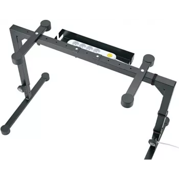 Organizador de cabos K&M 18808 para suporte de teclado Omega - preto 18808-000-55
