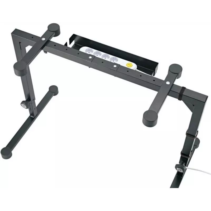 Organizador de cabos K&M 18808 para suporte de teclado Omega - preto 18808-000-55