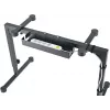 Organizador de cabos K&M 18808 para suporte de teclado Omega - preto 18808-000-55