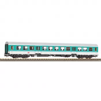 Piko H0 28006 Vagão de entrada central Halberstädter Mint Green 2.ª classe DB AG