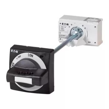 Mecanismo de atuação com manípulo rotativo Eaton NZM1-XHB, preto, IP66, para disjuntores da série NZM1 266626