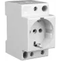 Eaton Z-SD230 tomada Schuko para calha DIN 10/16 A, 250 V AC, sem tampa articulada 266875