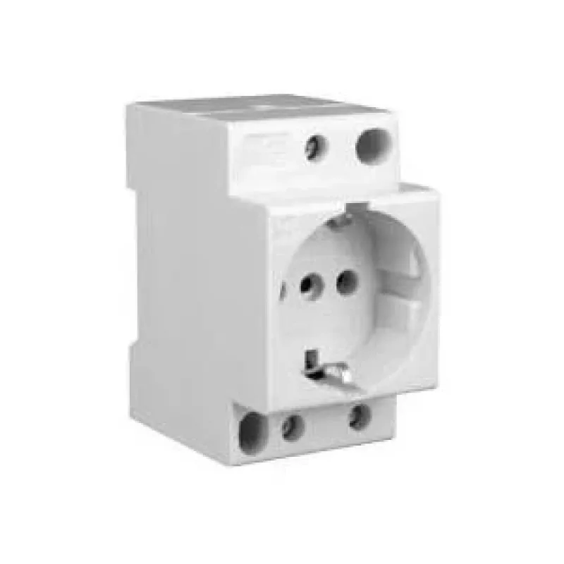 Eaton Z-SD230 tomada Schuko para calha DIN 10/16 A, 250 V AC, sem tampa articulada 266875