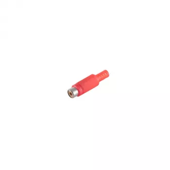 Conector fêmea RCA S CONN Maximum Connectivity fêmea a fêmea vermelho 51500-R