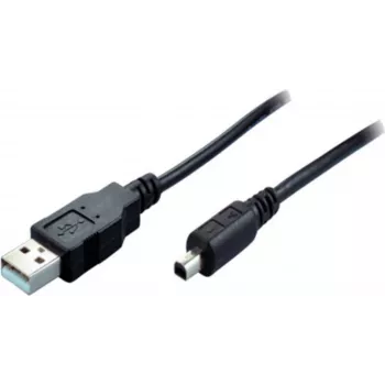 Cabo mini USB 2.0 SHIVERPEAKS, ficha USB-A para ficha Mini USB-B, 2,0 m, preto 11004996