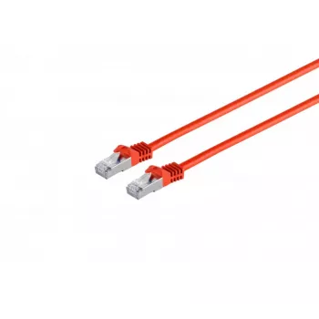 Cabo de rede Cat6a S/FTP EXERTIS CONNECT RJ45 para RJ45 5 m vermelho LSZH moldado snagless 79305R