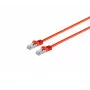 Exertis Connect 79305R Cat6a S/FTP cabo de ligação RJ45–RJ45, 5 m, sem halogéneos, moldado, sem patilha, vermelho