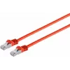 Exertis Connect 79305R Cat6a S/FTP cabo de ligação RJ45–RJ45, 5 m, sem halogéneos, moldado, sem patilha, vermelho