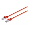 Exertis Connect 79305R Cat6a S/FTP cabo de ligação RJ45–RJ45, 5 m, sem halogéneos, moldado, sem patilha, vermelho