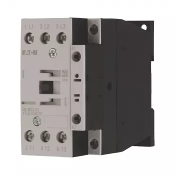 Contator de potência Eaton DILM32-01, 3 polos, 32 A, bobina 230 V AC 50 Hz / 240 V AC 60 Hz, 1 contacto auxiliar NF 277292