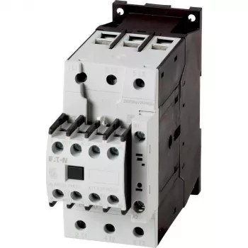 Contator tripolar Eaton DILM50-22, 50 A AC-3, 22 kW, bobina 230 V AC 277862