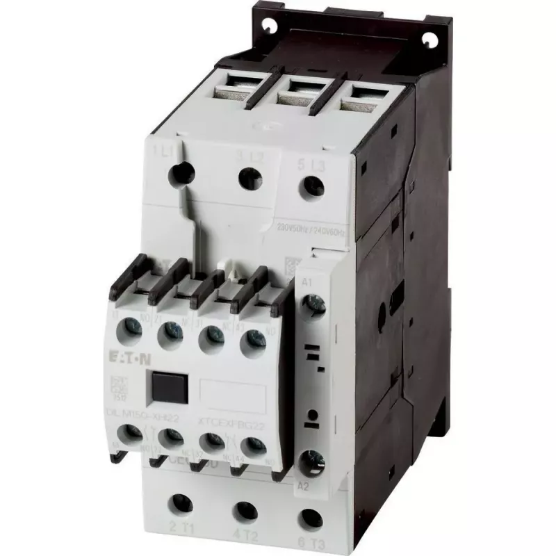 Contator tripolar Eaton DILM50-22, 50 A AC-3, 22 kW, bobina 230 V AC 277862