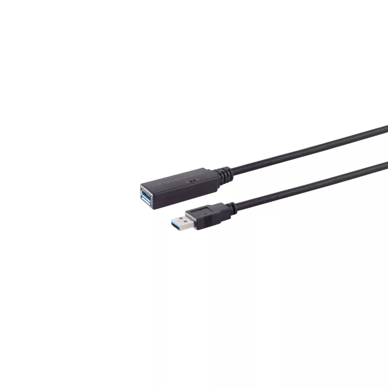 S/CONN maximum connectivity cabo de extensão ativo de USB-C para USB-A, USB 3.0, 5 Gbps, 5 m 13-39055