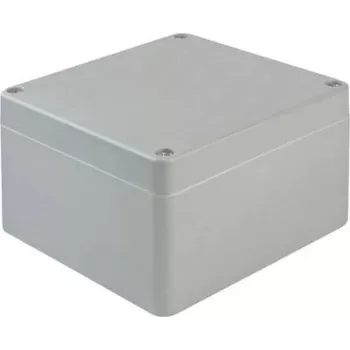 BOPLA caixa universal poliéster cinzento-prata (RAL 7001) 160 x 160 x 91 P 330 04330000.MTC