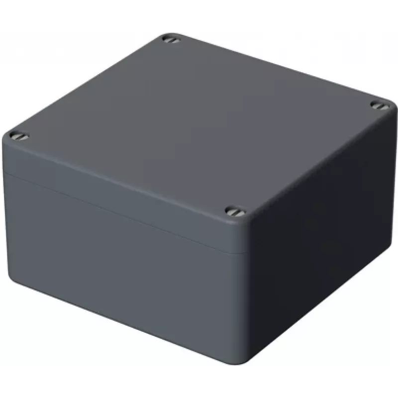 BOPLA caixa universal poliéster cinzento-prata (RAL 7001) 160 x 160 x 91 P 330 04330000.MTC