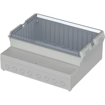 BOPLA caixa de quadro RCP 4000, ABS/policarbonato, cinzento-claro, 363,4 x 318,6 x 150 mm 41400109