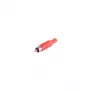 S CONN maximum connectivity ficha RCA vermelha dourada soldar 75 Ohm 51400-R