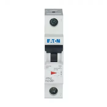 Eaton FAZ-C6/1 Disjuntor de proteção de linha tipo C 6 A 1 polo 278555
