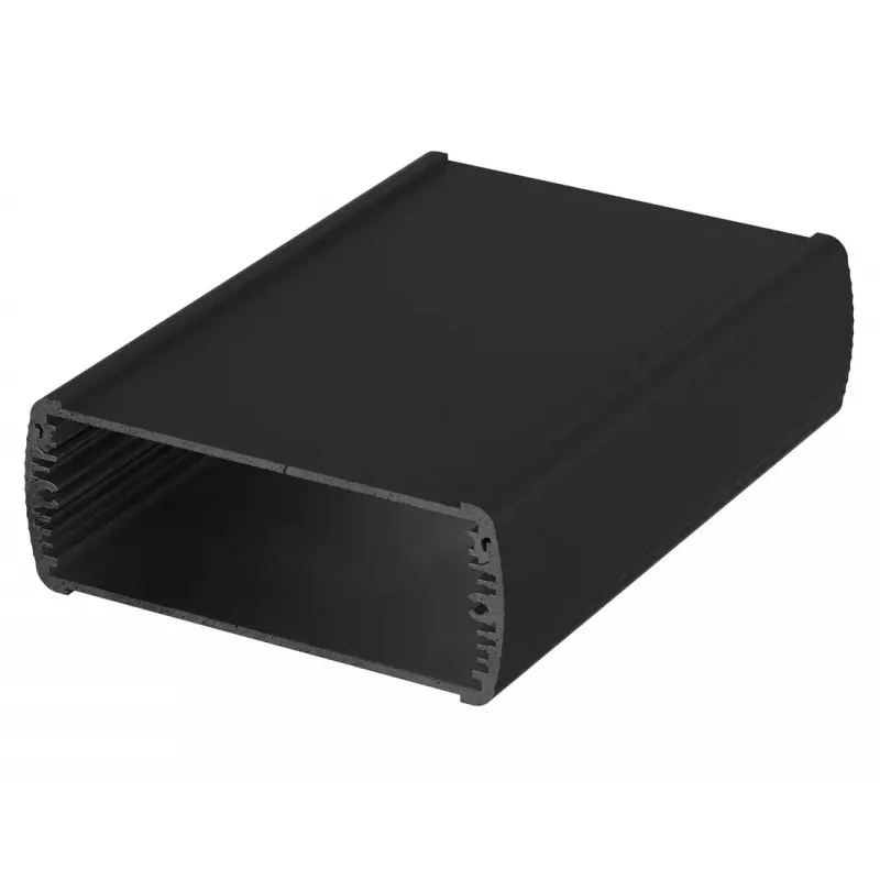 BOPLA Caixa universal de alumínio preto 150 x 108 x 42 ABPH 1040-150 84046150