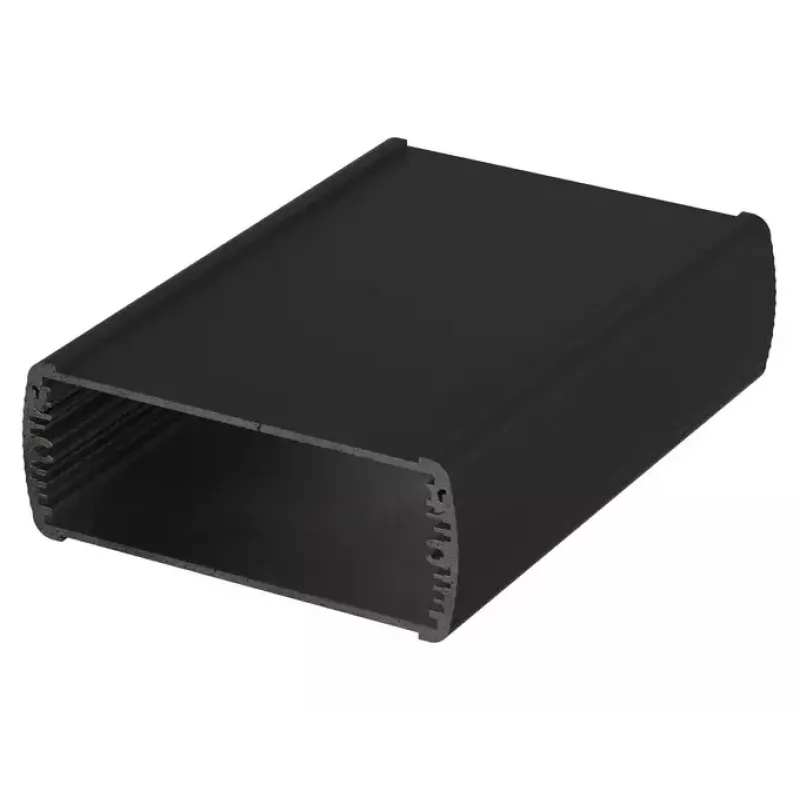 BOPLA Caixa universal de alumínio preto 150 x 108 x 42 ABPH 1040-150 84046150