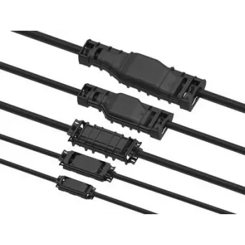 ELOTOUCH TYCO RAYGEL-PLUS-1 Manga de cabo com gel, 5 polos, 1,5-2,5 mm², IP68, 5x conector de parafuso CH6880-000