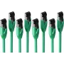 S CONN Maximum Connectivity Basic-S Cat. 8.1 F/FTP PIMF LSZH Cabo de rede, verde, 5m, pack de 4 SC08-41053-4