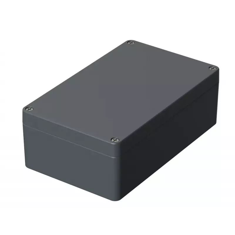 BOPLA Caixa universal de alumínio cinzento-prateado (RAL 7001) 260 x 160 x 91 A 130 01130000.MT1
