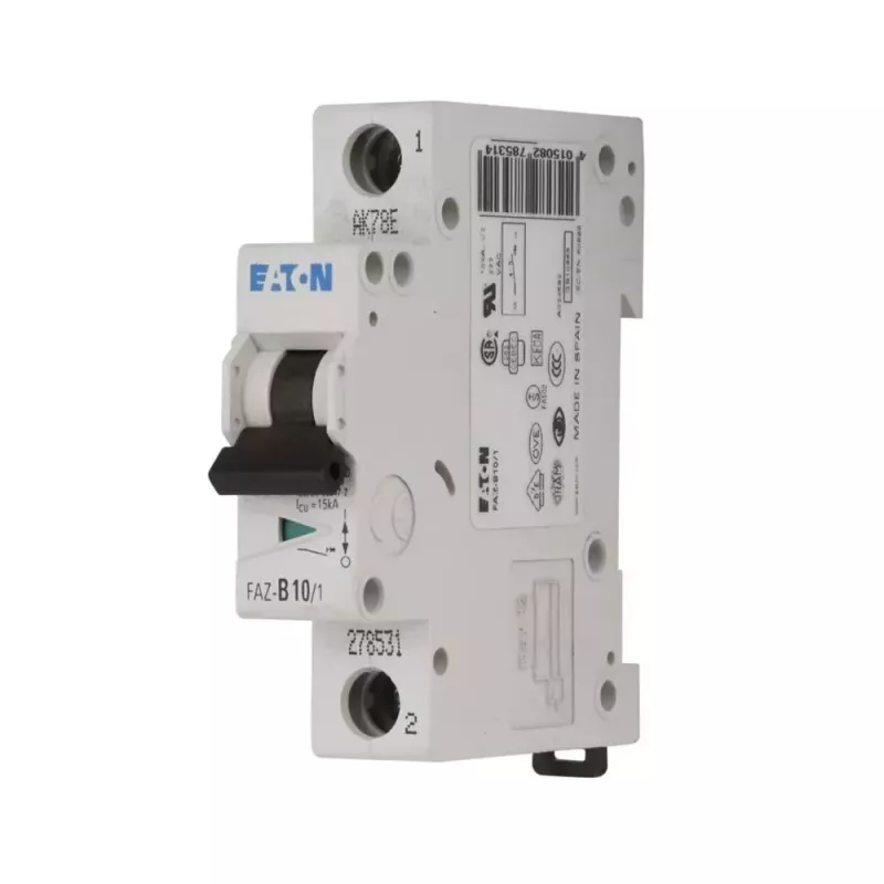 Eaton FAZ-C4/1-DC disjuntor miniatura, tipo C, 4 A, 1 polo, DC 279124