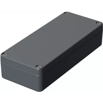 BOPLA Alu-Top Caixa universal, alumínio, cinzento-prateado (RAL 7001), 150 x 64 x 34 mm 01103000.MT1