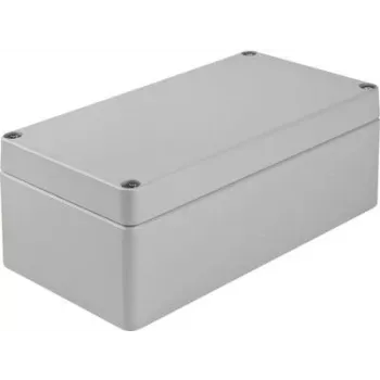 BOPLA Caixa universal de alumínio cinzento-prateado (RAL 7001) 220 x 120 x 81 A 122 01122000.MT1