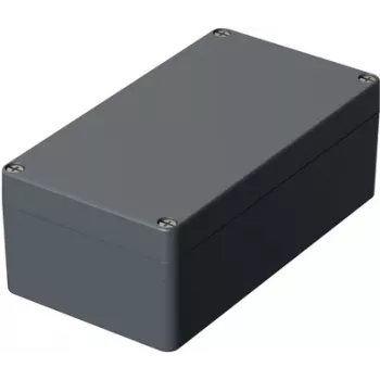 BOPLA Caixa universal de alumínio cinzento-prateado (RAL 7001) 220 x 120 x 81 A 122 01122000.MT1