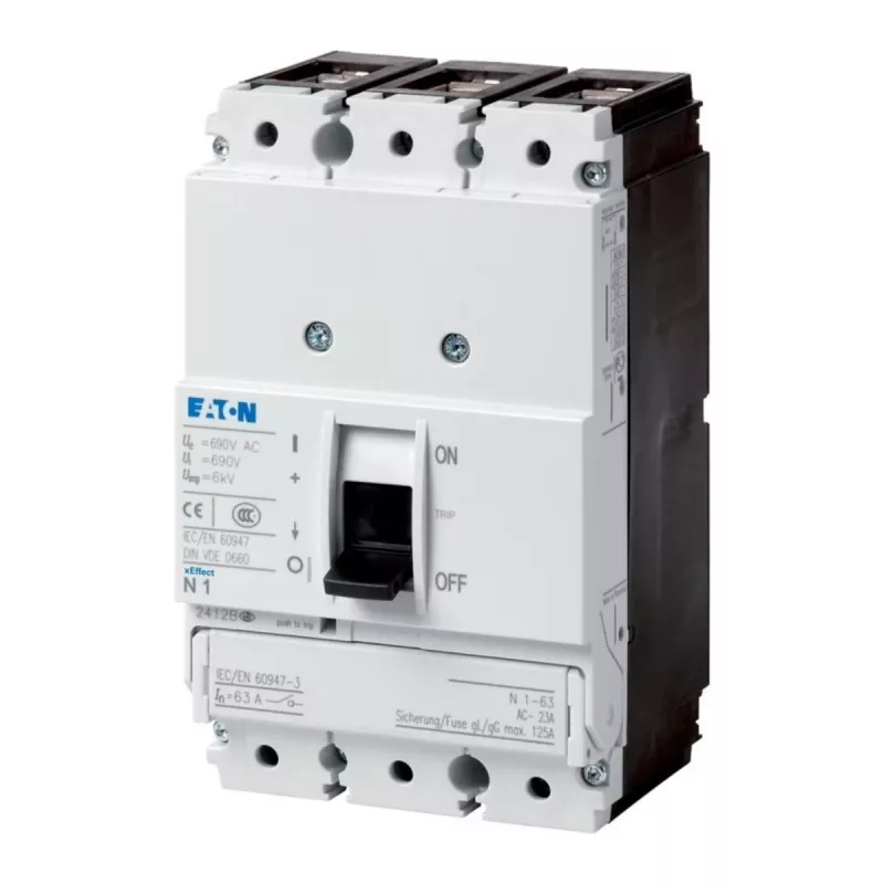 Eaton PN1-160 Interruptor de corte de carga 3 polos 160A 690V AC 281235