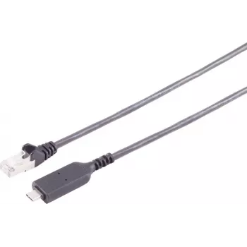 Cabo adaptador LAN Gigabit USB-C para RJ45 S CONN MAXIMUM CONNECTIVITY 1,5 m preto (13-51155)