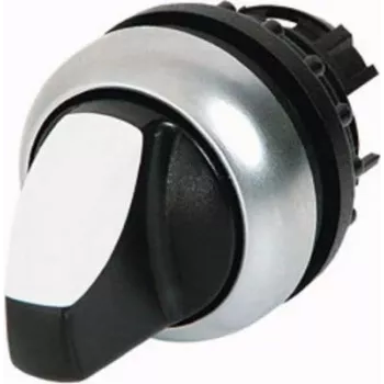 Interruptor rotativo LIGAR/DESLIGAR bipolar Eaton 284393, 20 A, 690 V AC, montagem encastrada, preto/prateado