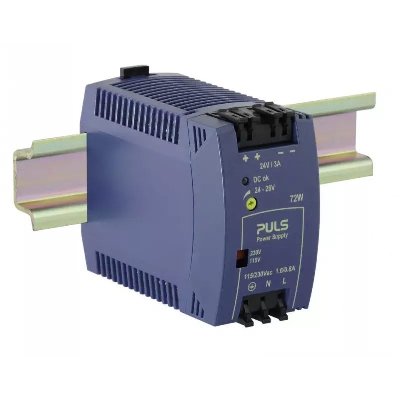 Fonte de alimentação para calha DIN PULS MiniLine ML70.100 24V DC 3A 72W