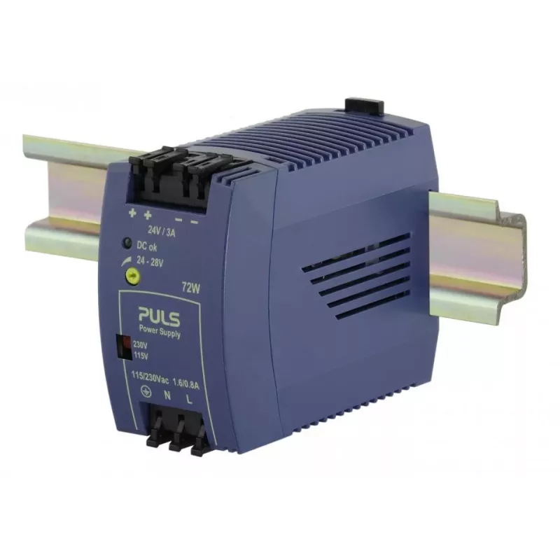 Fonte de alimentação para calha DIN PULS MiniLine ML70.100 24V DC 3A 72W