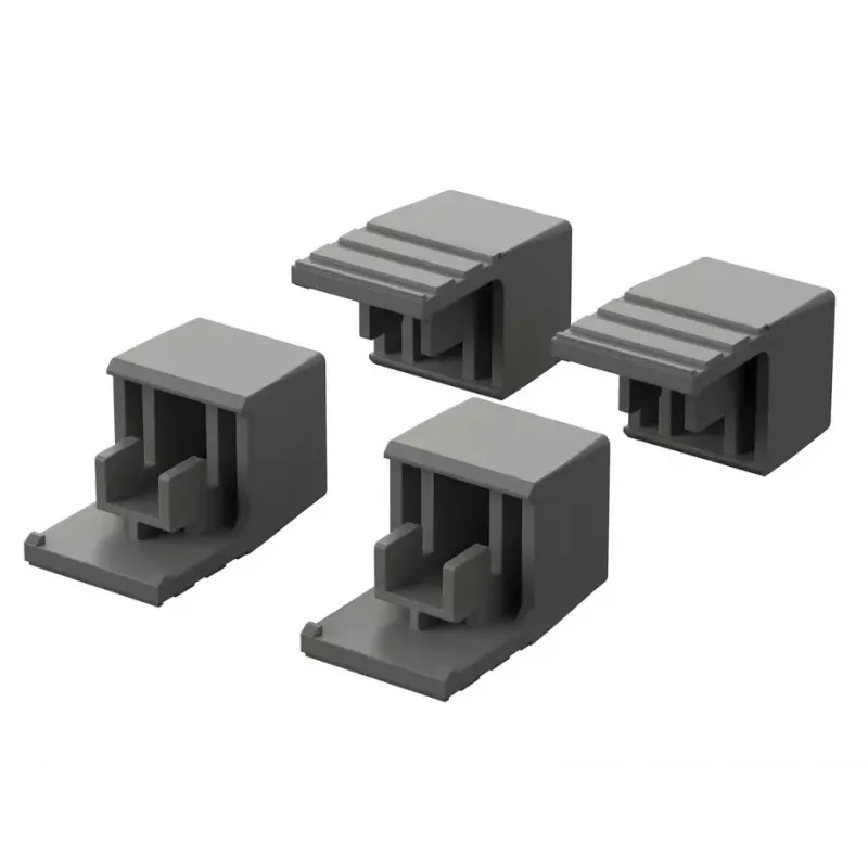 Pés de caixa Bopla ULTRAMAS cinzento-claro RAL 7035 TPE pack de 4 (56012000)