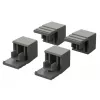 Pés de caixa Bopla ULTRAMAS cinzento-claro RAL 7035 TPE pack de 4 (56012000)