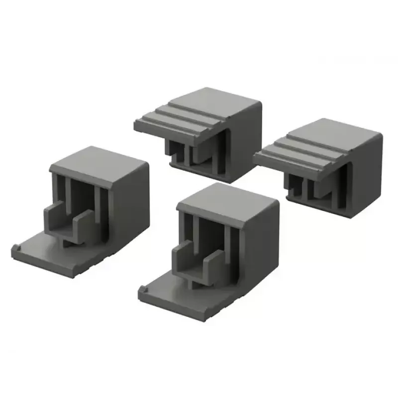 Pés de caixa Bopla ULTRAMAS cinzento-claro RAL 7035 TPE pack de 4 (56012000)