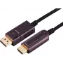 S/CONN maximum connectivity 30-20485 cabo adaptador ótico de DisplayPort para HDMI-A, 4K60, 30 m