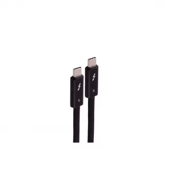 Cabo USB-C para USB-C Thunderbolt 5 UltraFlex SHIVERPEAKS 240W 1m BS13-75025