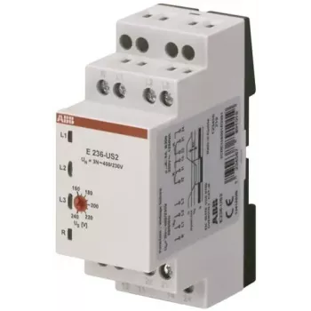 ABB E236-US2 Relé de monitorização de subtensão, 10-60 V AC/DC, 1 comutador 2CDE165010R2001