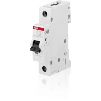 ABB S201M-C10 Disjuntor automático, 1 polo, Curva C, 10 A, 10 kA, 230/400 V AC 2CDS271001R0104