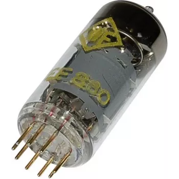 Siemens EF 800 = EF 860 Válvula eletrónica, base Noval, Pentodo, filamento de 6,3 V, 1 unid.