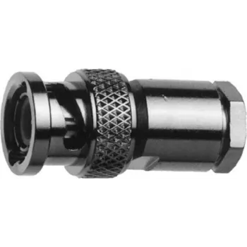 Telegärtner Ficha macho BNC reta G1 (RG-58C/U) bucha de compressão J01000A0608